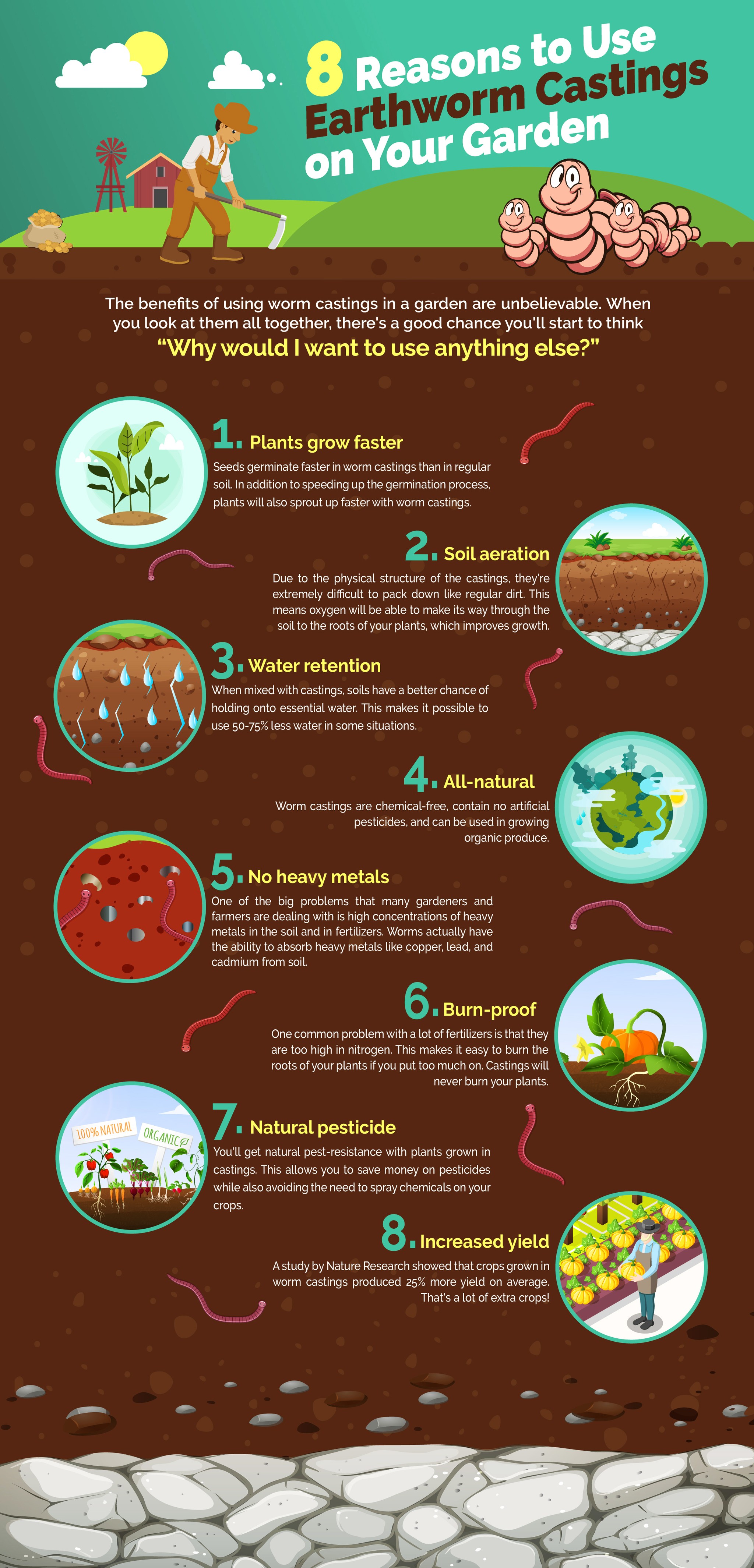 Organic Worm Castings | Jo Jo Farms | Soil Enhancer